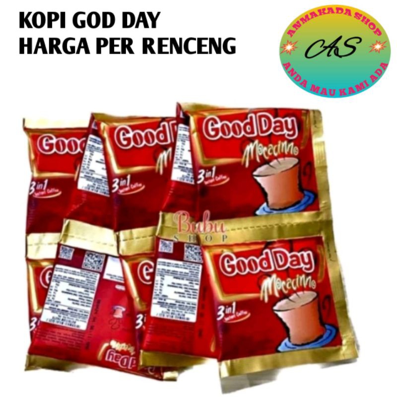

kopi gooday sachet harga per renceng isi 10