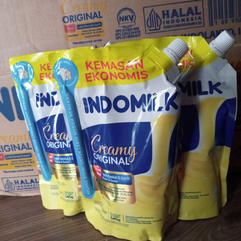 

Susu INDOMILK Pouch Kemasan Ekonomis 545 Gr