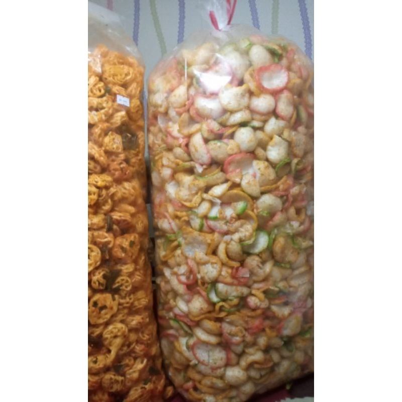 

Krupuk Jablay Pedas 1 kg/500gr Renyah Murah Meriah Halal.