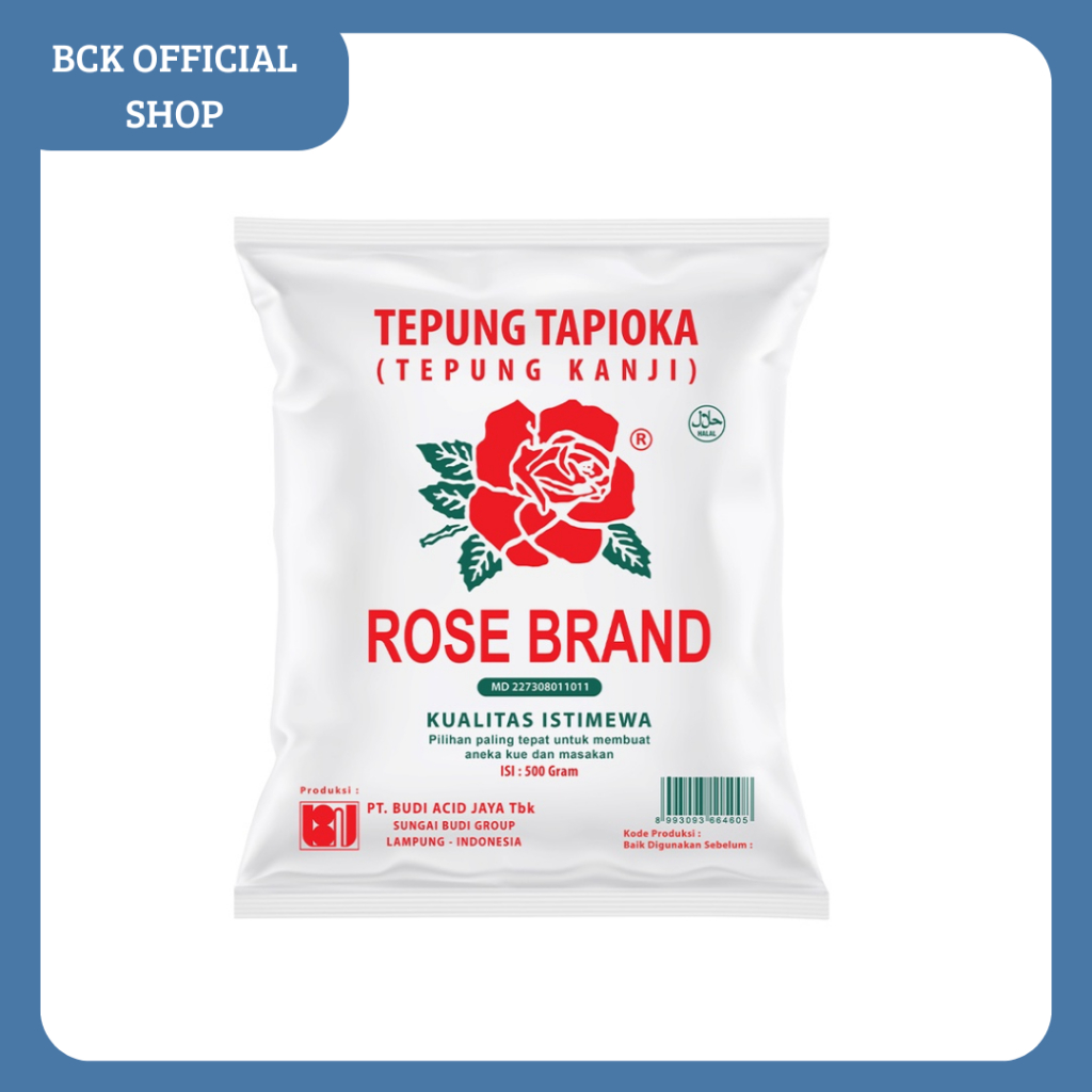 

Tepung Tapioka Rose Brand 500gr (PCS)