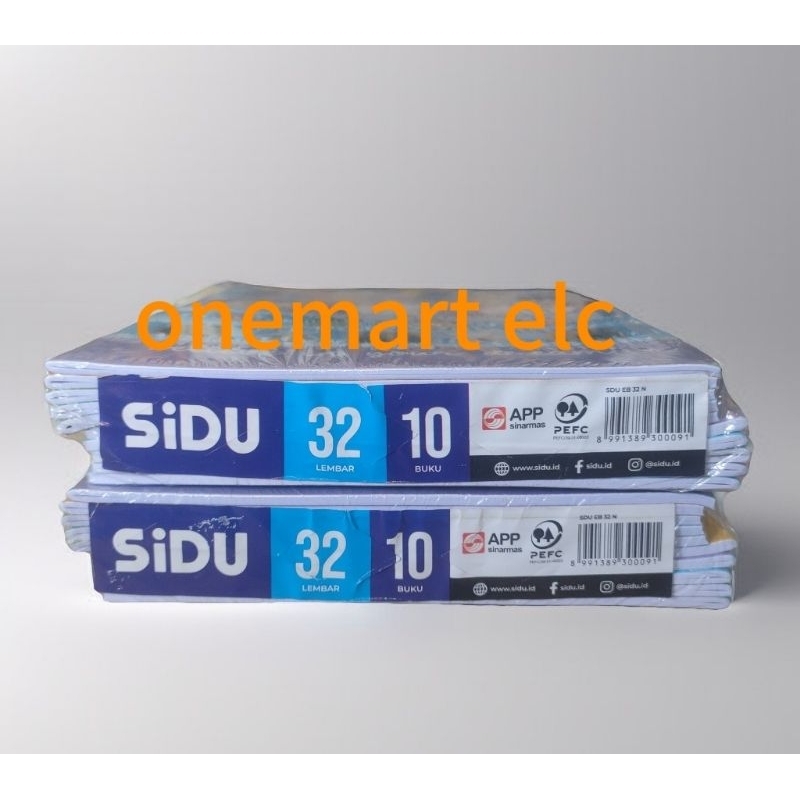 

BUKU TULIS SIDU 32 / 38 LEMBAR 1PAK(10Pcs)