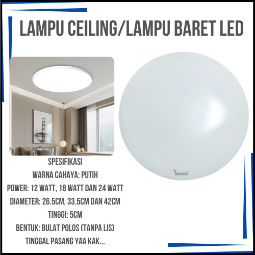 Lampu Ceiling/Lampu Baret LED
