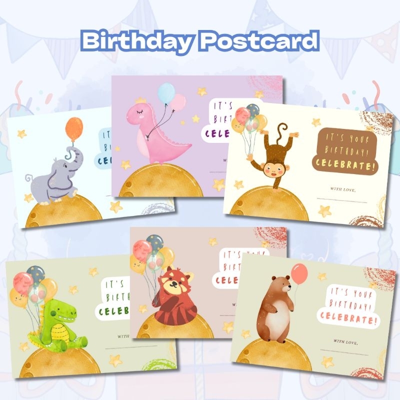 

(Nophrosyne) Kartu Pos / Postcard / Kartu Pos Ulang Tahun / Birthday Postcard / Kartu Ucapan Ulang Tahun