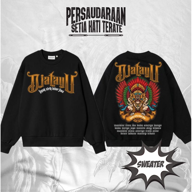 Sweater PSHT Terate Djatayu Tapak Sirih Lebur Jiwa New Design