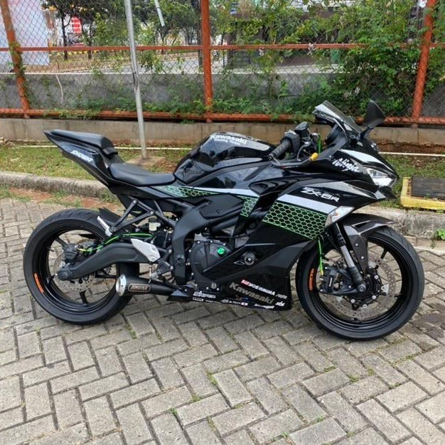 Knalpot Kawasaki zx25r Model Underbelly Header blue original smokemuffler