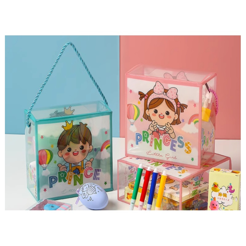 

Tas Souvenir - Tas Bingkisan - Goodie Bag - Tas Hadiah Ulang Tahun Anak-Anak Model Mika Motif Anak-Anak