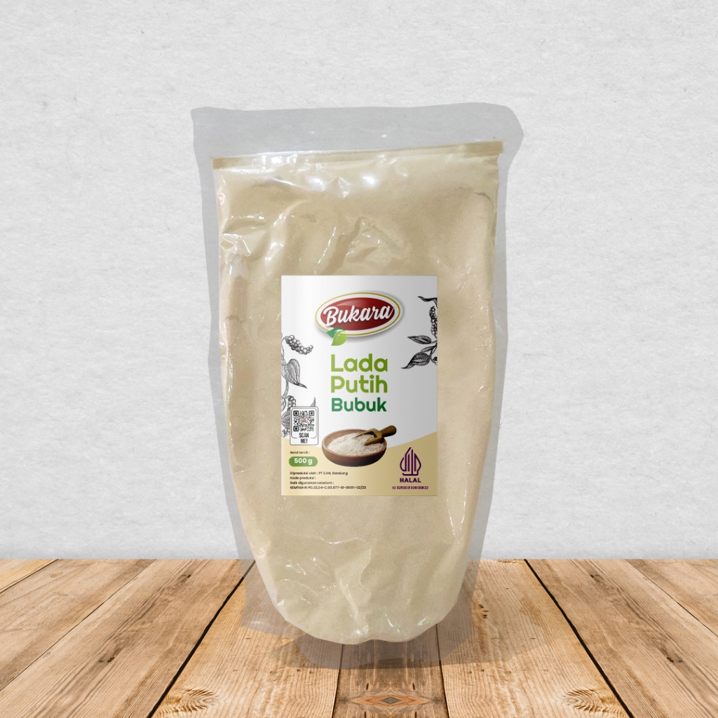 

Lada Putih Bubuk 500gram/ Merica Putih Bubuk Premium Quality