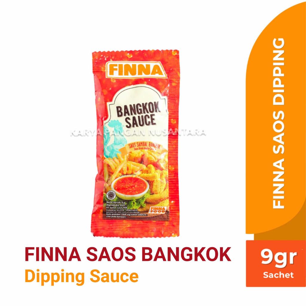 FINNA SAOS BANGKOK SACHET 9GR DIPPING SAUCE DIMSUM SAOS COCOLAN SACHET 9GR