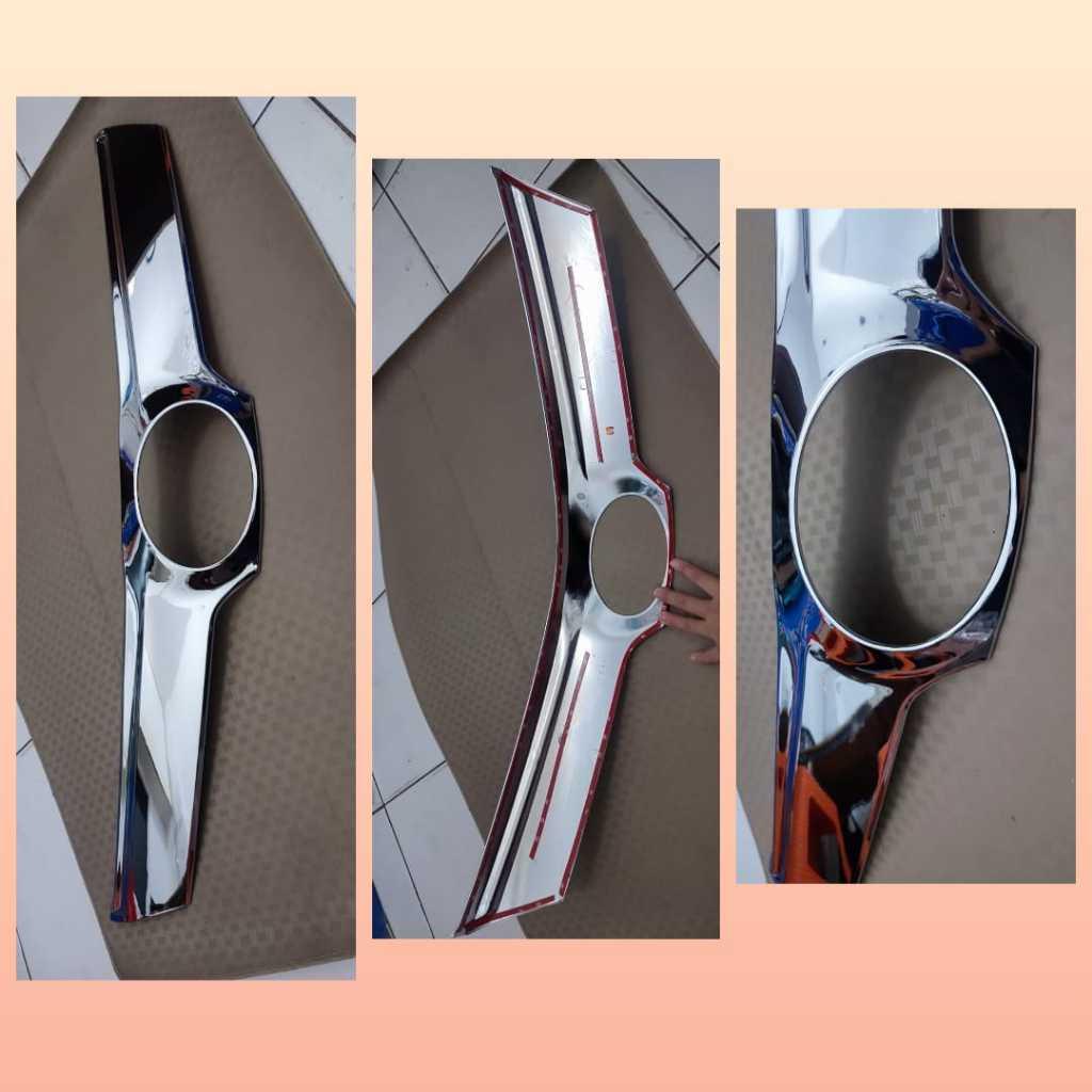 cover grill depan mobil avanza veloz 2019up chrome