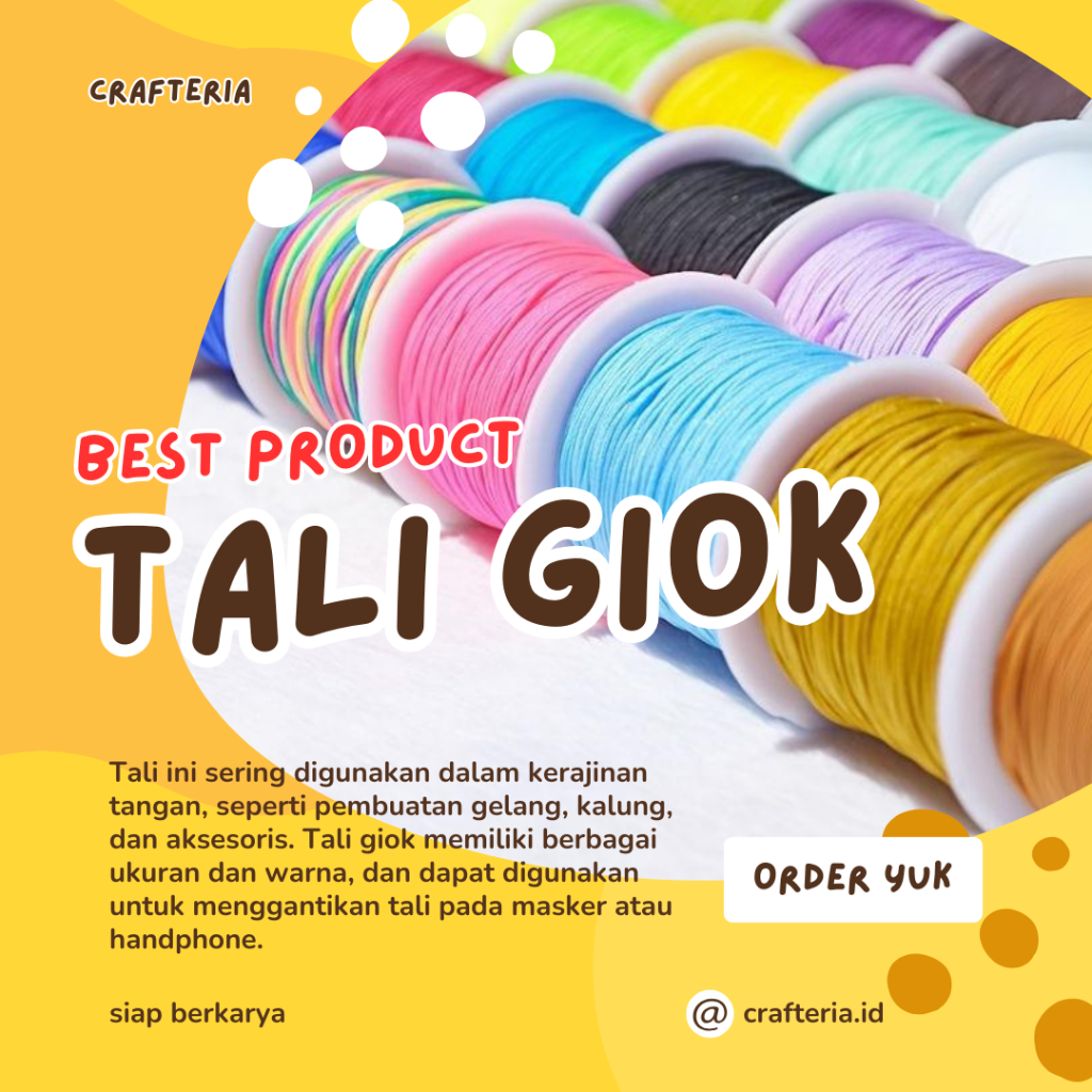 (ECER) Tali Giok 0.8mm 1meter