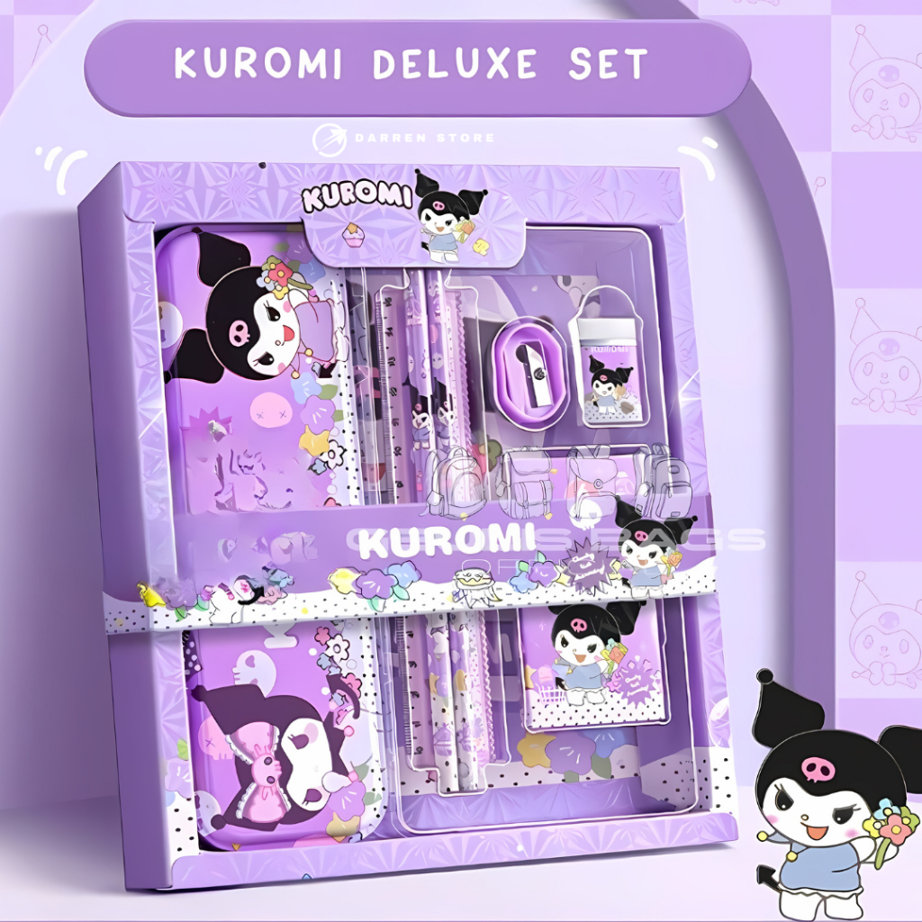 

Set Alat Tulis Anak Sekolah Karakter Sanrio 7 in 1 8015