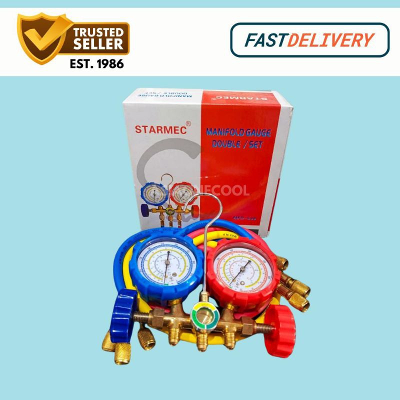 Manifold Double Freon R22 Starmec