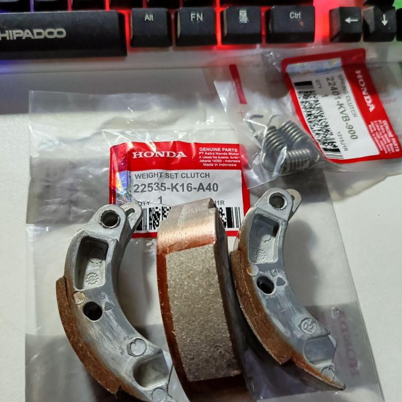 Kampas Ganda onli + per ganda honda SCOOPY ESP RING 12/14 THUN 2017/2023