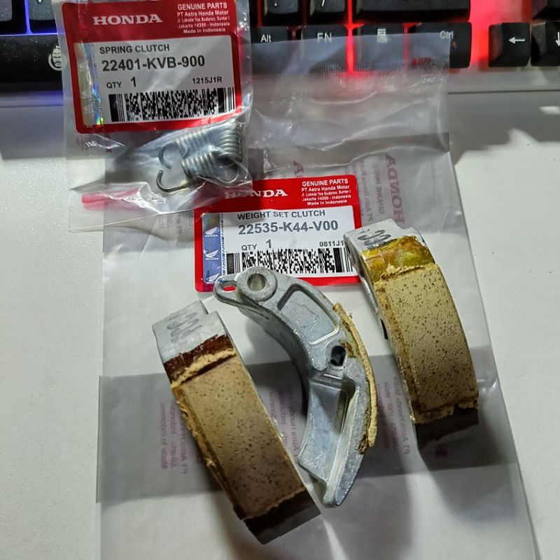 Kampas Ganda onli + per ganda honda BEAT ESP SCOOPY ESP VARIO 110 F1 ORI