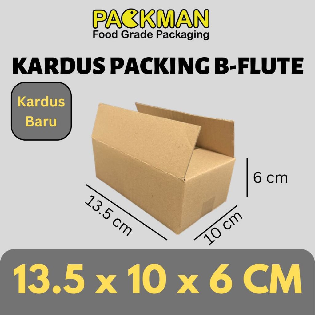 

KARDUS PACKING 13,5x10x6 cm / BOX KARTON CORUGATED B-FLUTE / PACKING ONLINE