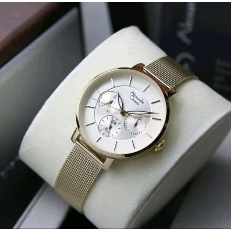ALEXANDRE CHRISTIE Jam Tangan Wanita Pasir Original