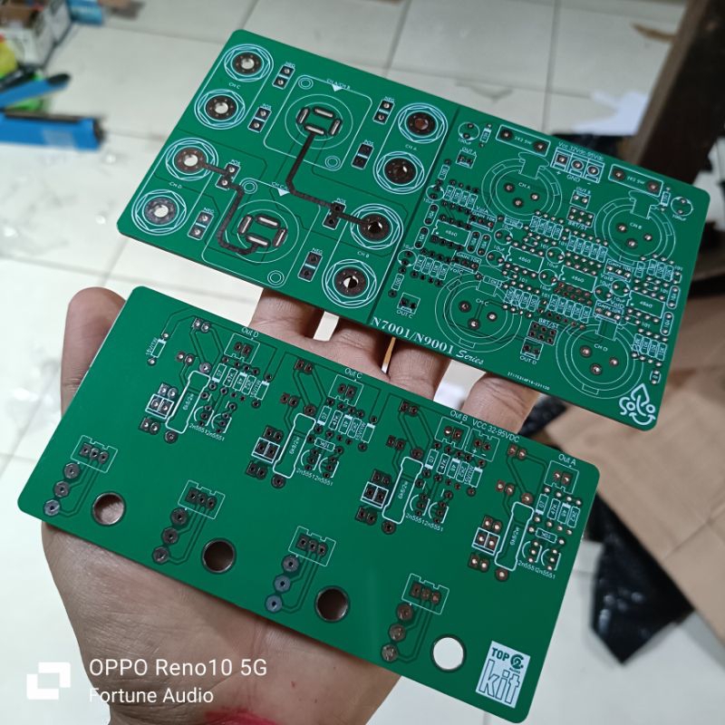 Pcb Panel depan belakang N9001/P9001/Ncx3 4 chanel double layer pcb led display indikator signal cli