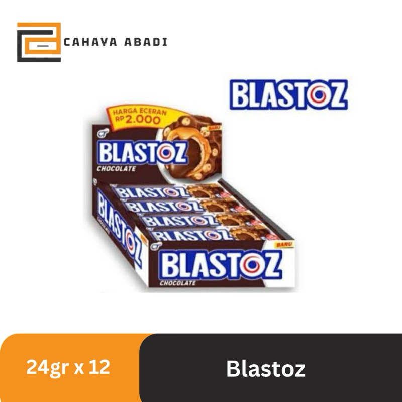 

Blastoz Wafer Chocolate [1 Box isi 12]