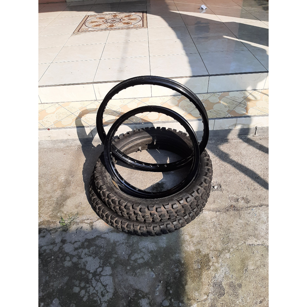 Velg Set Ori CRF Ring 18/21 Original Copotan Motor Bonus Ban