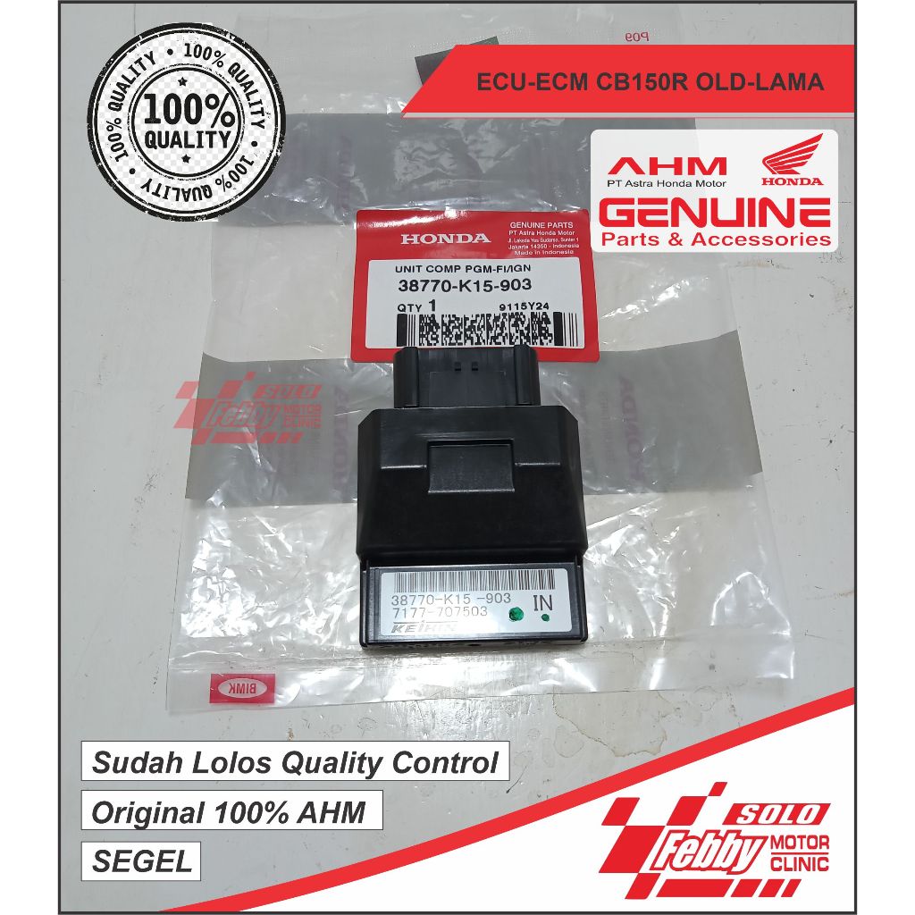 ECU-ECM HONDA CB150R OLD-LAMA ORIGINAL AHM 38770-K15-903