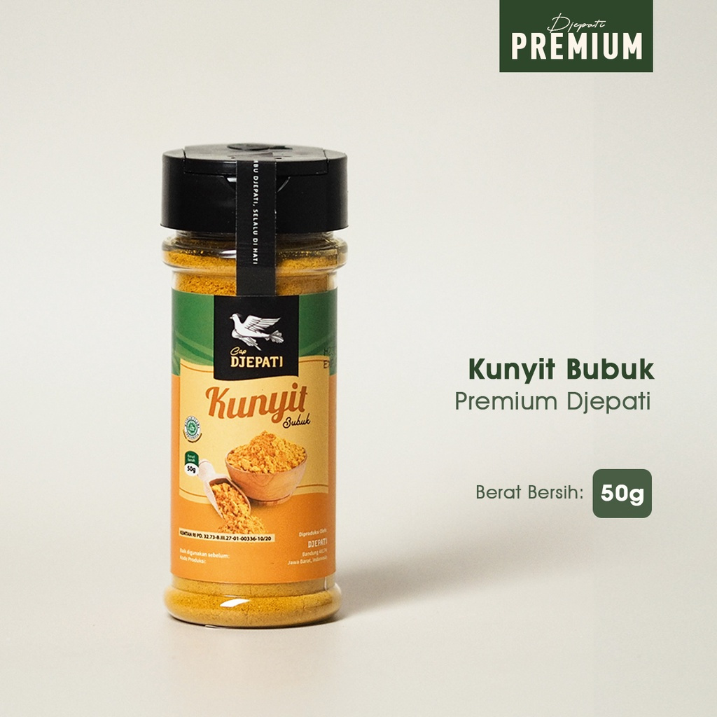

Cap Djepati Kunyit Bubuk Botol Premium 50 Gr