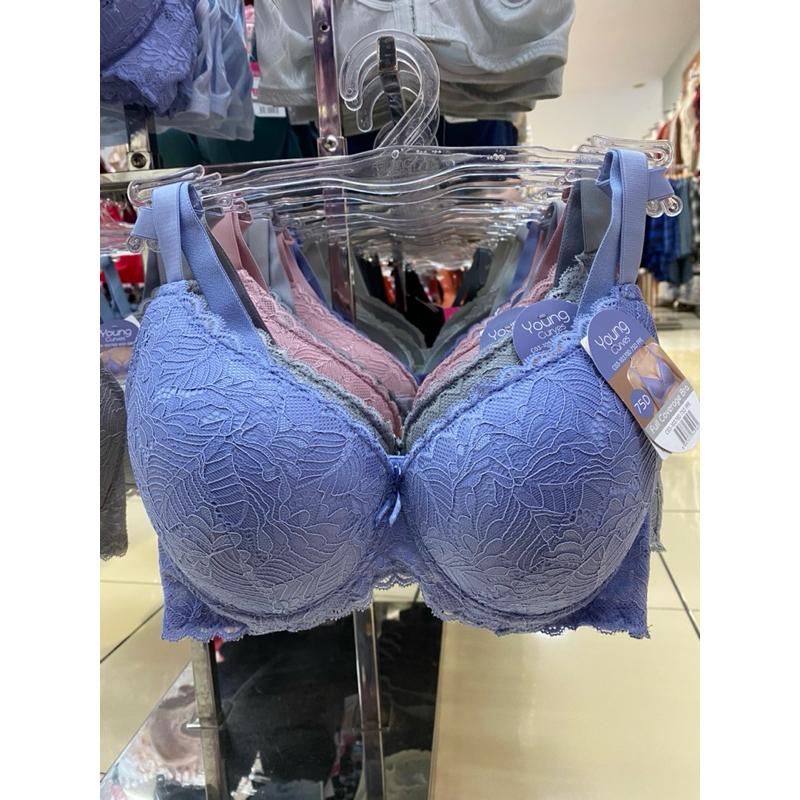 YOUNG CURVES BRA BERKAWAT BROKAT CUP D (C03 10370)