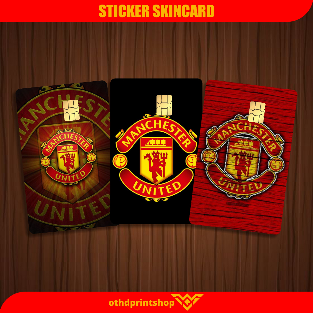 

Stiker Sticker Skin Kartu Atm PELINDUNG KARTU SKINCARD ATM SIM KTP E-MONEY Tema Manchester United