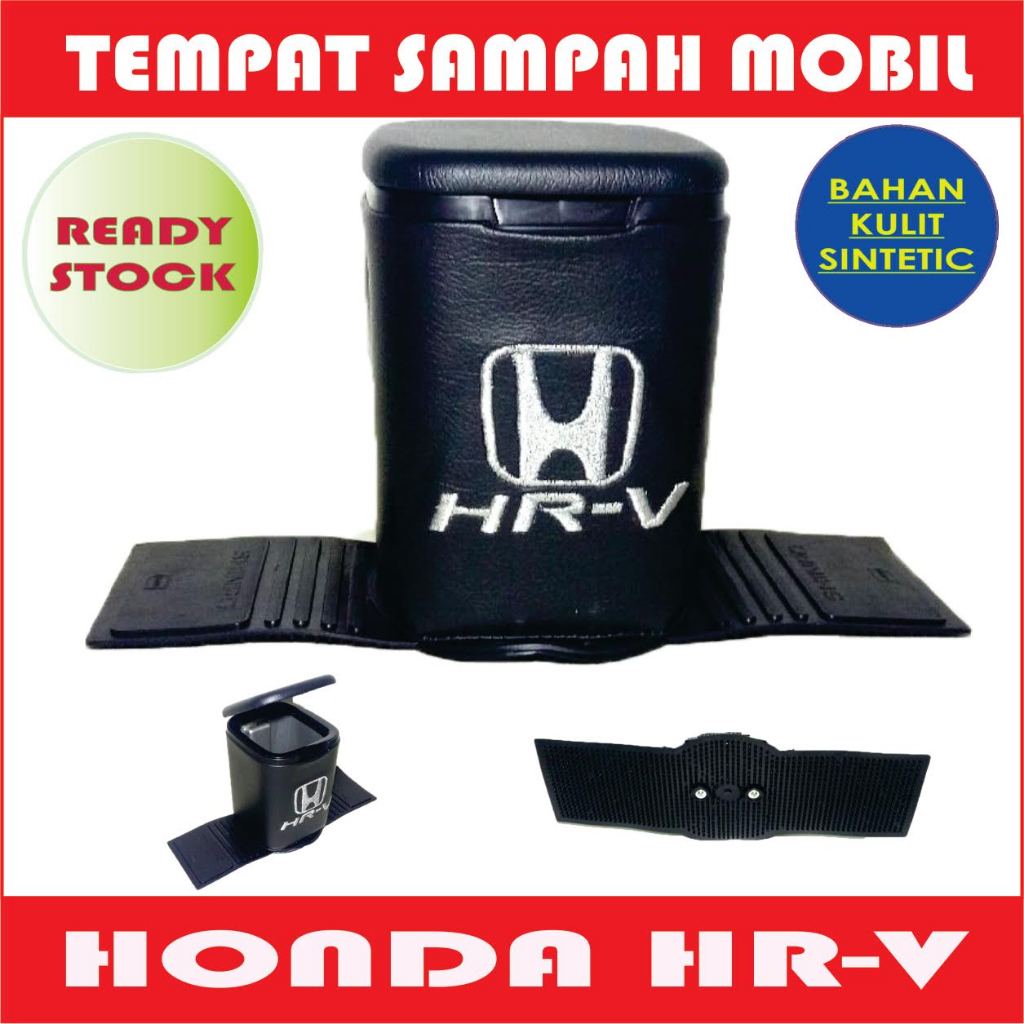 Tempat sampah mobil kulit HONDA HRV aksesoris mobil