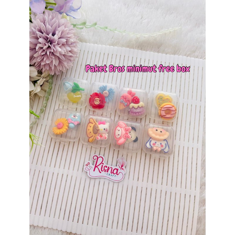 Paket Bros Karakter Free box. Bros Clay Isi 2 Dapat Box. Bros Minimut
