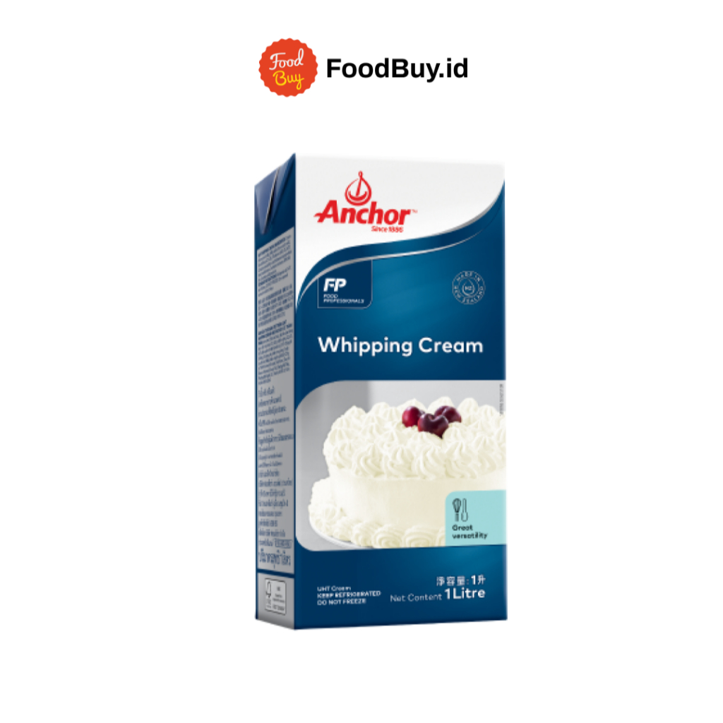 

Anchor Whipping Cream UHT Thickened Cream 1 Liter