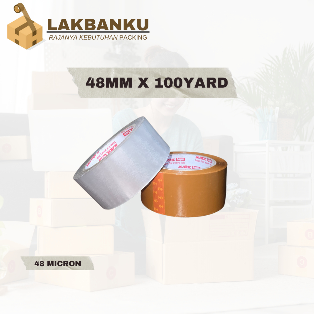 

LAKBAN 48MM X 100 YARD (48 MICRON)
