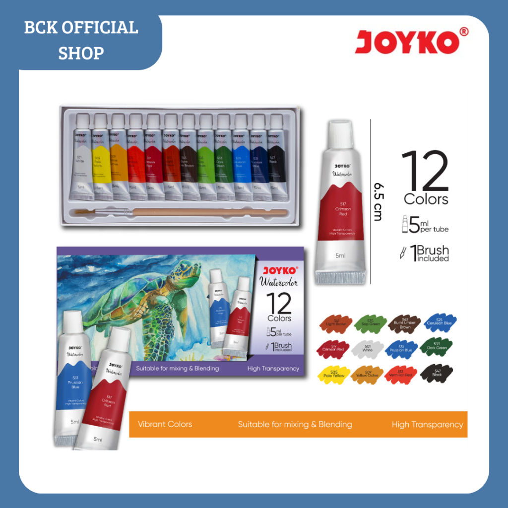

Watercolor Set Cat Air WC-4-12 Joyko (Set)