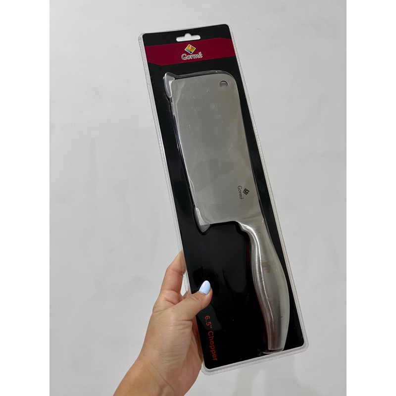 Gorme pisau stainless steel chopper knife pisau daging 6.5”