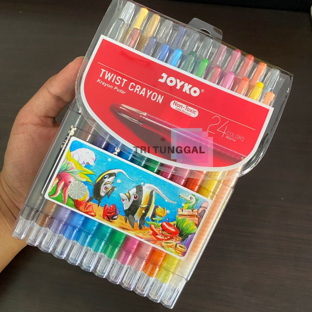 

Twist Crayon Merk JOYKO Isi 24 Krayon Putar Pastel Lengkap Jual Perlengkapan Mewarnai Coloring Stuff Pewarna Tools Asli Melukis Art Menggambar Colour Color Peralatan Sekolah Seni Drawing Kesenian Prakarya School Original Murah Termurah Toko Tri Tunggal