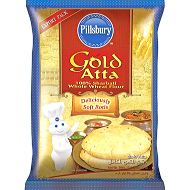 

GOLD ATTA PILLSBURY 1KG / Tepung Gandum Sharbati