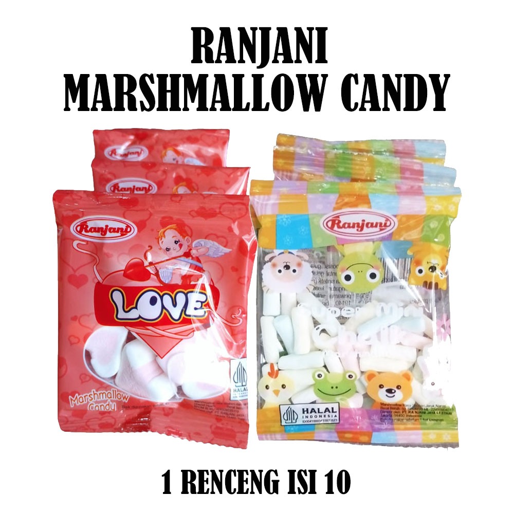 

RANJANI MARSHMALLOW CANDY LOVE / MINI CHALK RENCENG ISI 10