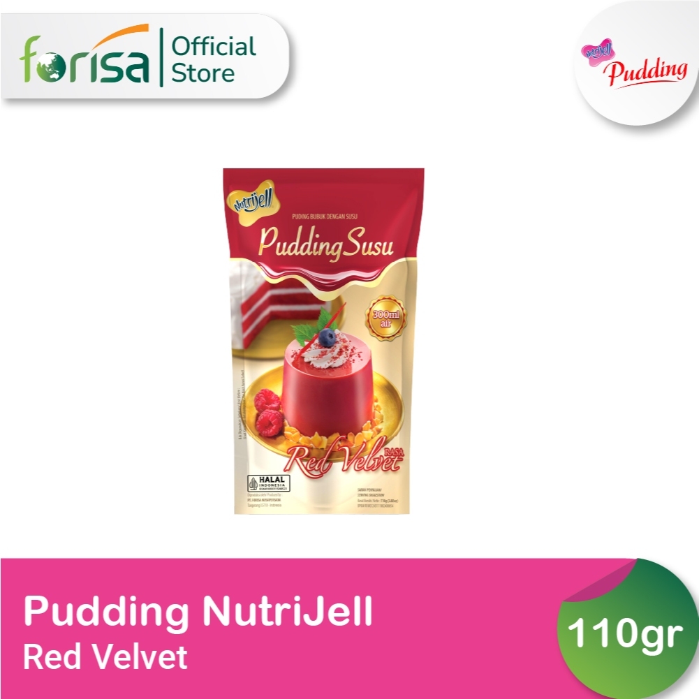 

Pudding Nutrijell Susu Red Velvet 110gr