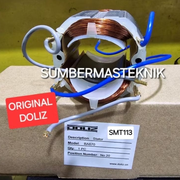 STATOR DOLIZ BA670 BANTALAN MESIN BOR DOLIZ BA670 ORIGINAL