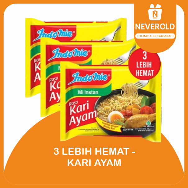 

(3 LEBIH HEMAT) INDOMIE KARI AYAM