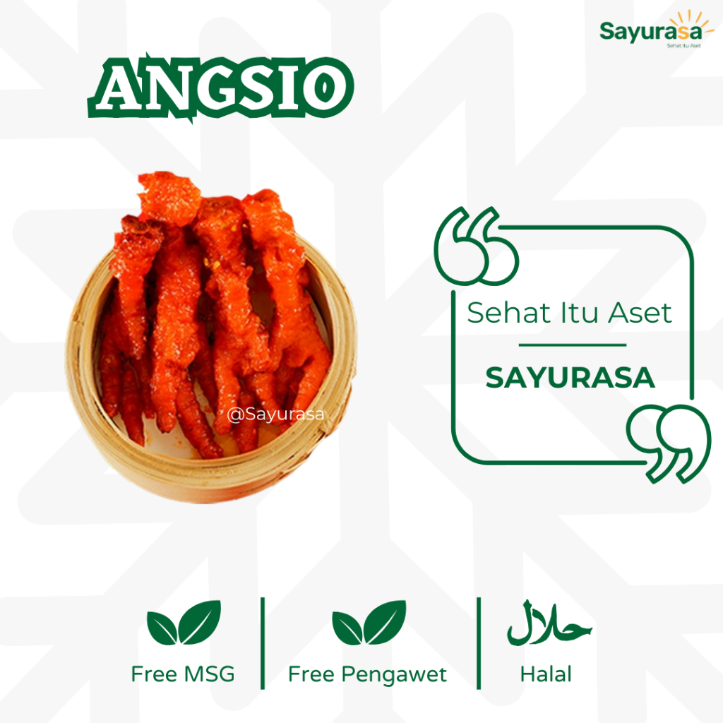 

ANGSIO CEKER HOMEMADE (Halal, Tanpa MSG & Pengawet)