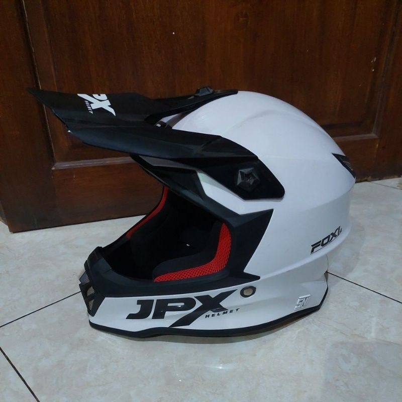 helm trail cross anak jpx fox 1 junior