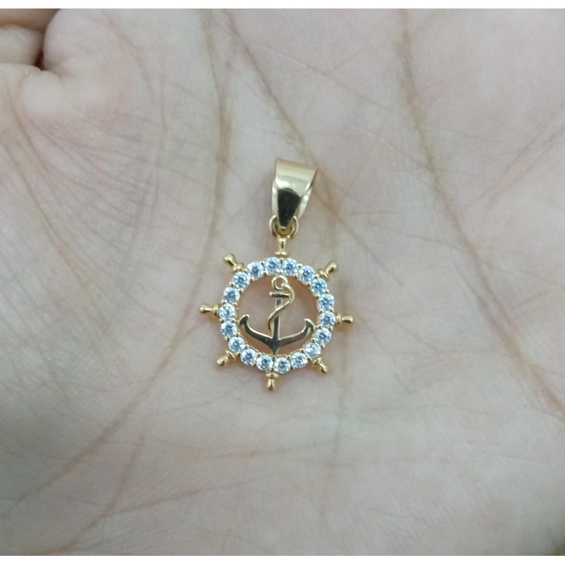 liontin Jangkar Emas kadar 375%