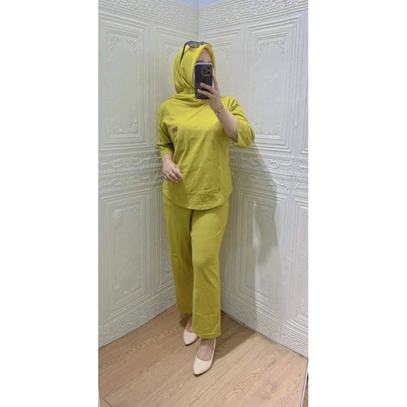 One set kaos salur ori Pojee