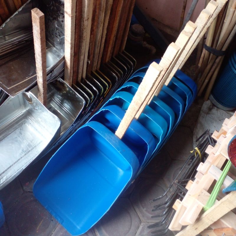 Cikrak tong pengki jerigen cikrak drum plastik tebal kokoh serok sampah murah