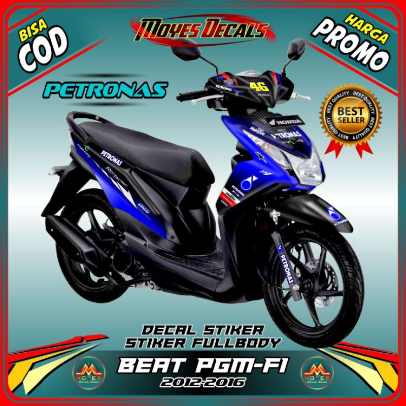 DECAL HONDA BEAT PGM FI Stiker FullBody // Variasi Petronas 2012 2013 2014 2015 2016