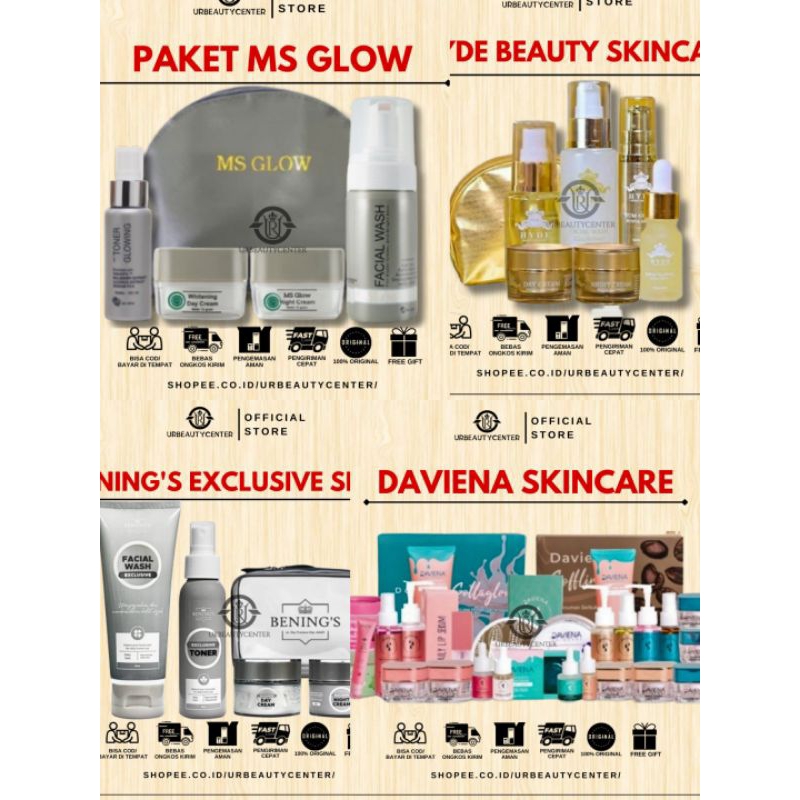 (PROMO HABISKAN STOK) PAKET HYDE BEAUTY SERUM LEMON SERUM SAKURA/PAKET DAVIENA ACNE GOLD GLOWING SER