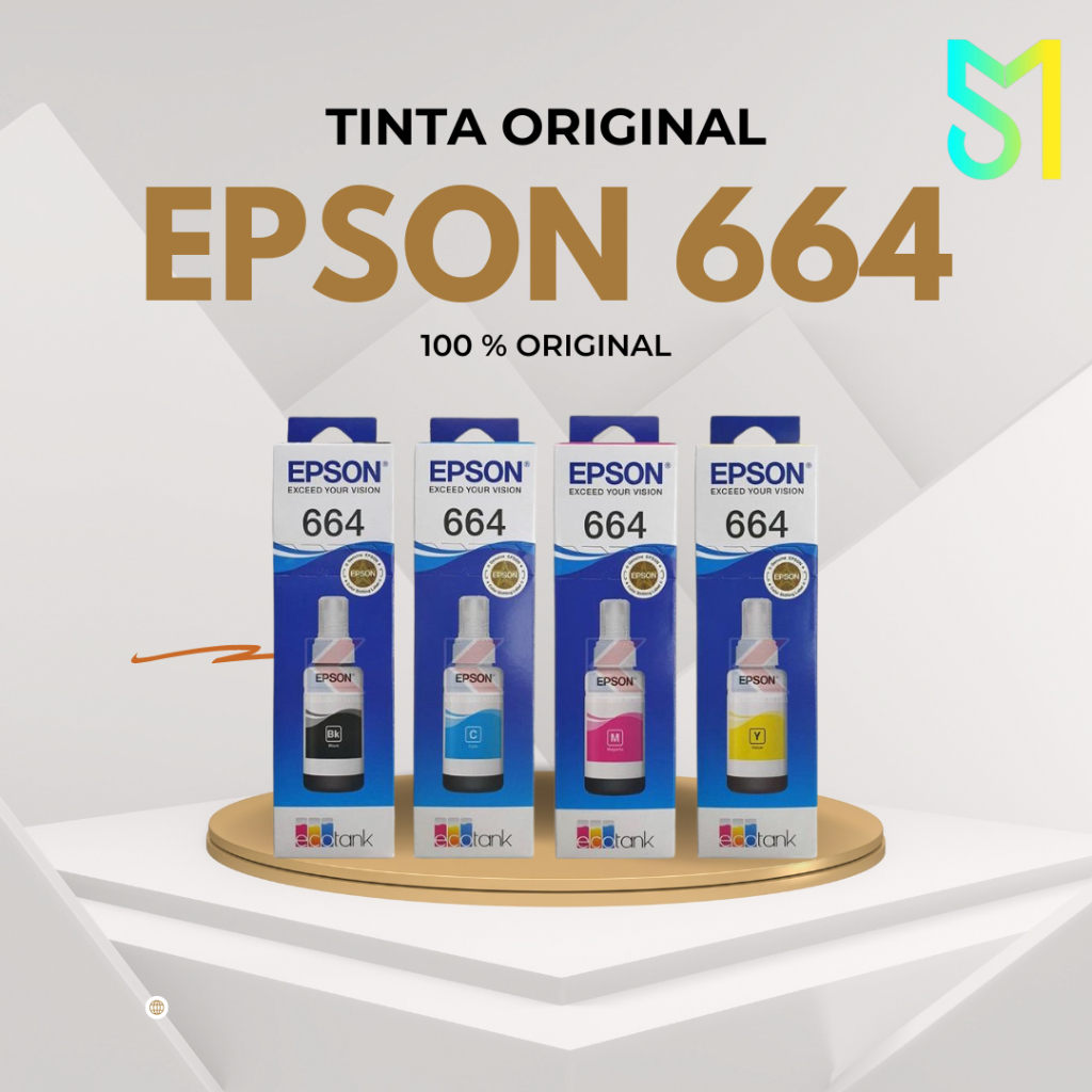 Tinta Epson 664 Original | Epson L100 L110 L200 L210 L300 L310 L350