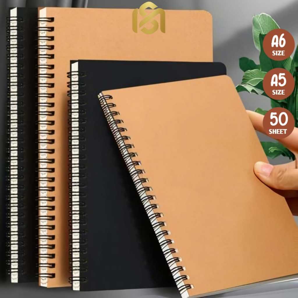 

[BUKU TULIS] Notebook A5/A6 Buku Diary Aesthetic Buku Catatan Jurnal Buku Tulis Sekolah Jilid Spiral