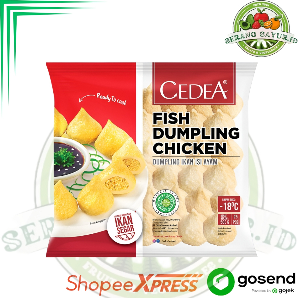 

FISH DUMPLING CHICKEN CEDEA 500 GR | SayurInstan.co
