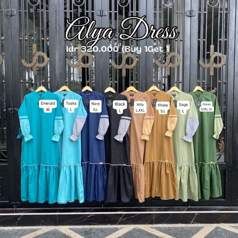 ALYA DRESS JOURNEY gamis toyobo jp terbaru busui frindly